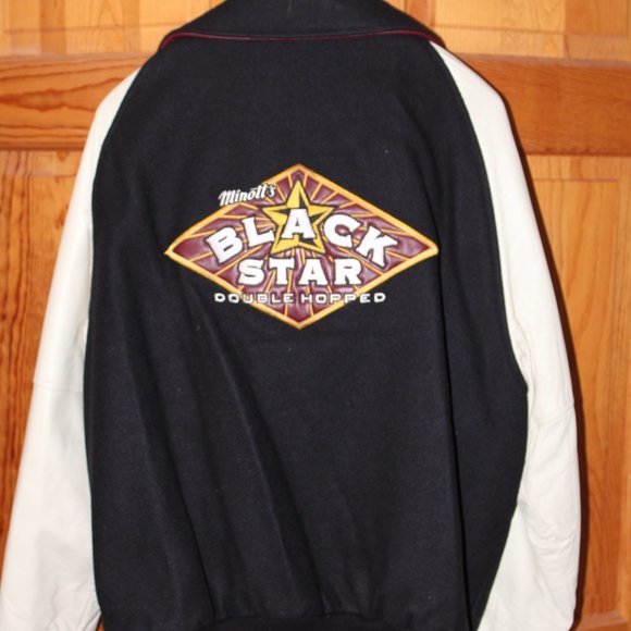 "BLACK STAR  Brewing"  Original Varsity Jacket XL - Picture 4 of 7